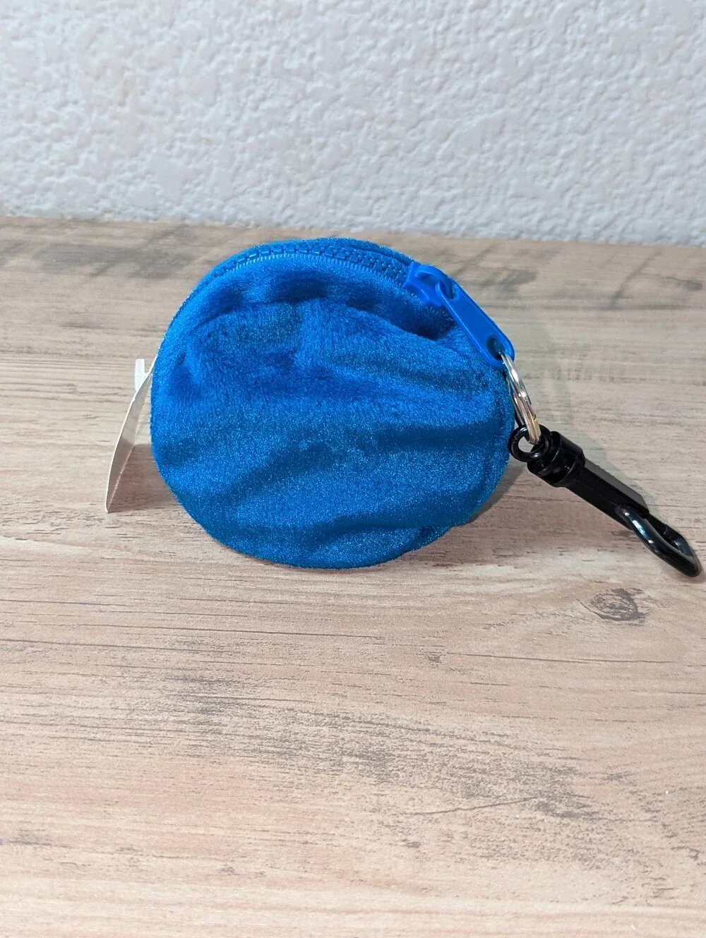 Big Dogs Plush Mascot Key Ring Coin Purse Pouch NWT Blue Vintage